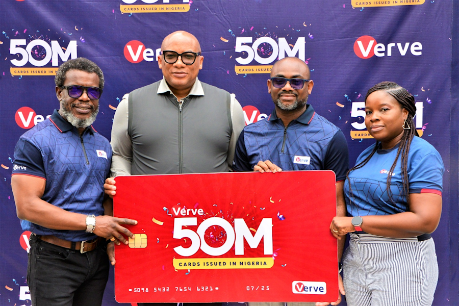 Verve Surpasses 50 Million Payment Cards, Consolidates Market Leadership in Nigeria